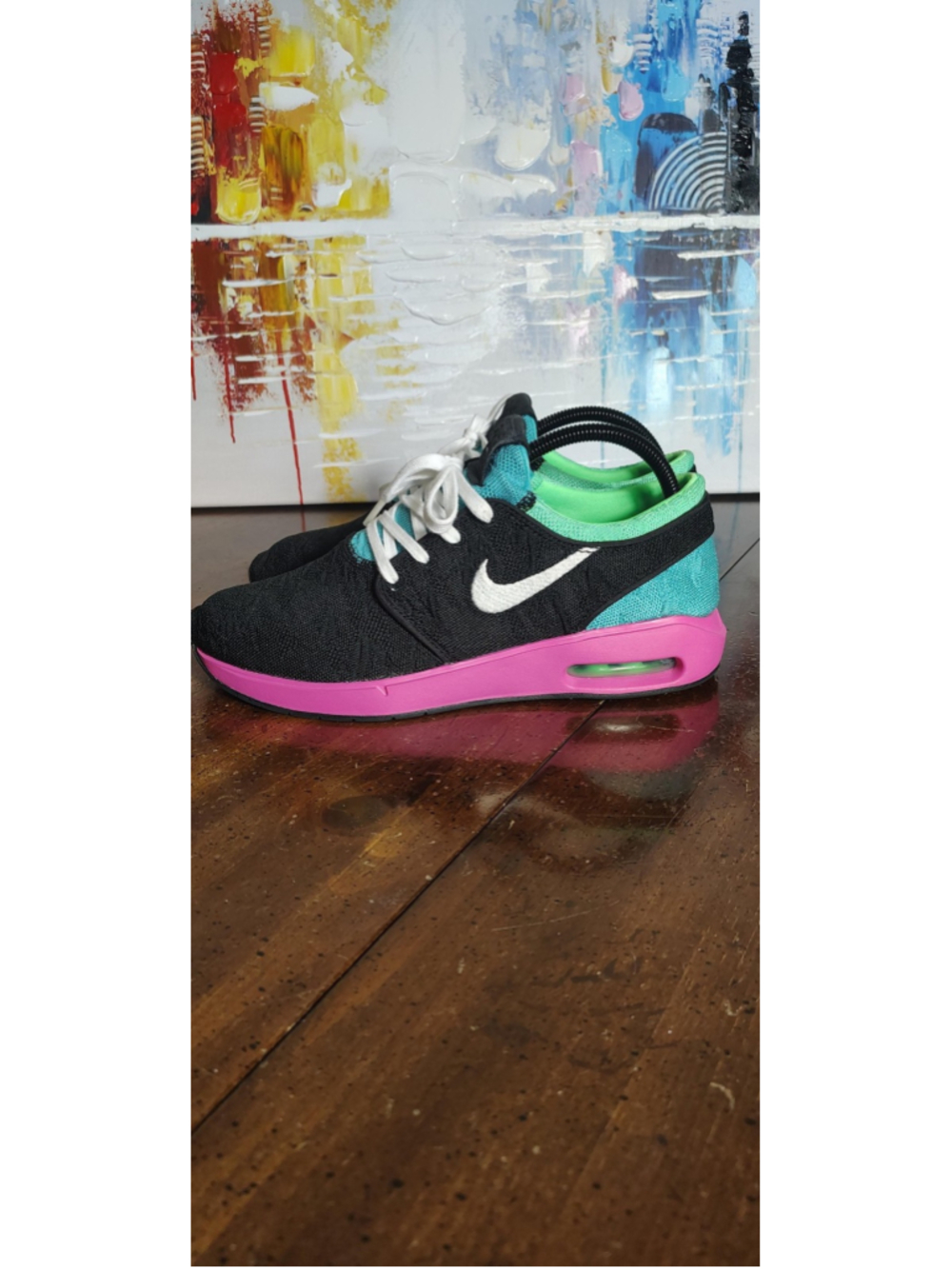 Nike SB Stefan Janoski Max Shoes Mens Size 8.5 Multicolor Sneakers AQ7477-006